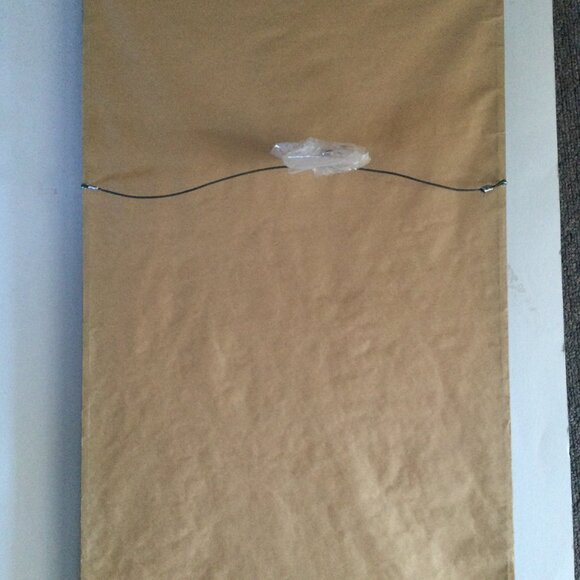 Vintage 1988 Chinese ink painting original grapes w vintage wooden frame signed - Picture 5 of 5